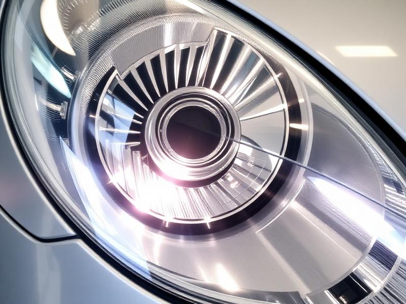 Restored crystal clear headlight